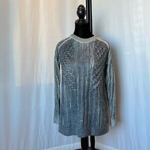 Eleven Paris Knit and Painted Wool Blend Sweater